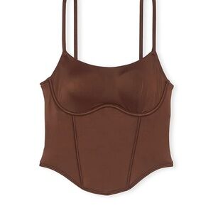 Brown Corset Top